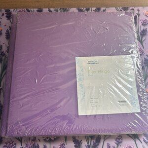Creative Memories Flex-Hinge Scrapbook Album Purple 12x12 - NEW & Sealed